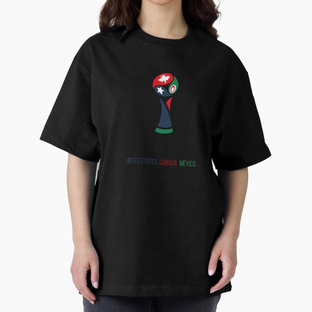 2026 World Cup Oversized T-Shirt Capture Match Day Hype around FIFA World Cup 2026, Cristiano Ronaldo, Haaland and CR7, Argentina and Brazil, Retro Football Energy, Iconic Rivalries, Trophy Chase Drama and Stadium Atmosphere; Ideal for Football