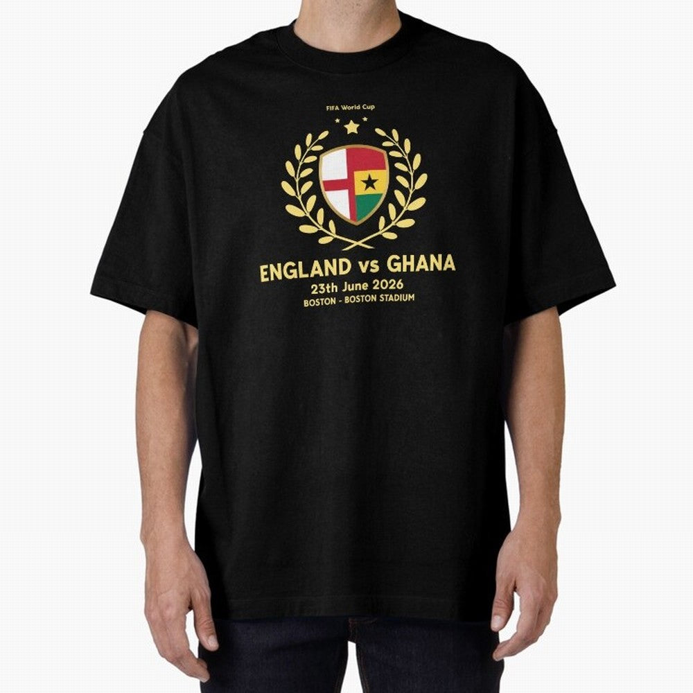 FIFA World Cup - England v Ghana Oversized T-Shirt Feel the Roar of the FIFA World Cup 2026 Group Stage Journey through CR7 Highlights, Brazil, Portugal and Argentina Pride, Match Day Excitement, Supporter Culture, Golden Goals and Global Football