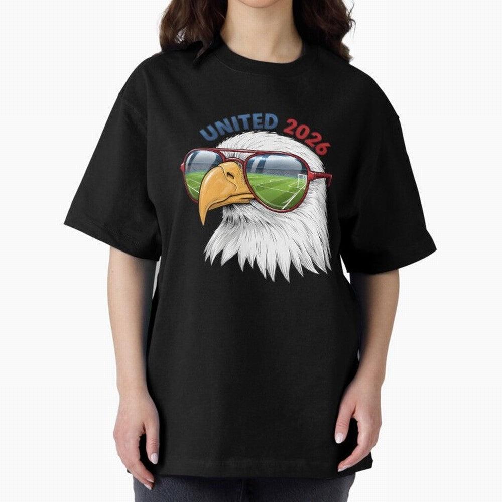 USA - World Cup 2026 Oversized T-Shirt Celebrate Every Goal in Global Football Passion for FIFA World Cup 2026, Filled with Messi, Neymar and Mbappe, France, Game Day Rituals, Football Legends, Country Pride and the Road to the Final; Created for