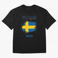 SWEDEN WORLD CUP 2026 Oversized T-Shirt Celebrate Rivalries and Pride in FIFA World Cup 2026 Group Stage Driven by Cristiano Ronaldo, Haaland and CR7, Brazil, Portugal and Argentina Energy, Global Supporter Spirit, Legendary Goals, National Colors
