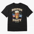 Boston T?Party Scotland Football WC 2026 Oversized T-Shirt Bring a Vintage Feel to FIFA World Cup 2026 Group Stage for Fans of Messi, CR7 and Mbappe and Argentina and Brazil, Bringing Champion Mindset, Group Stage Buzz, Knockout Tension and