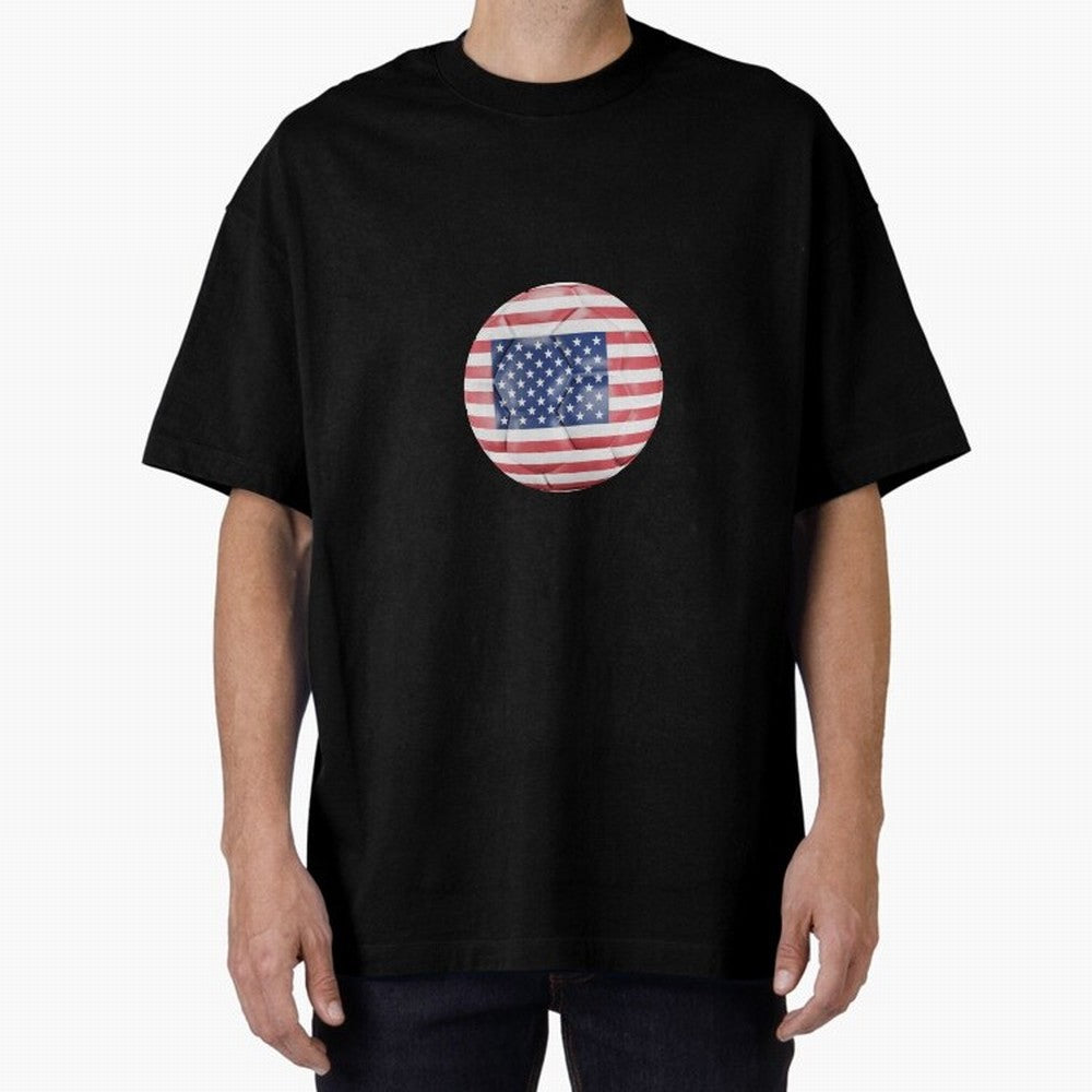 United States Soccer Oversized T-Shirt Show Your Love for FIFA World Cup 2026 Spirit, Inspired by Brazil, Cristiano Ronaldo, Haaland and CR7, Match Day Excitement, Supporter Culture, Golden Goals and Global Football Passion; Made for Collectors Who