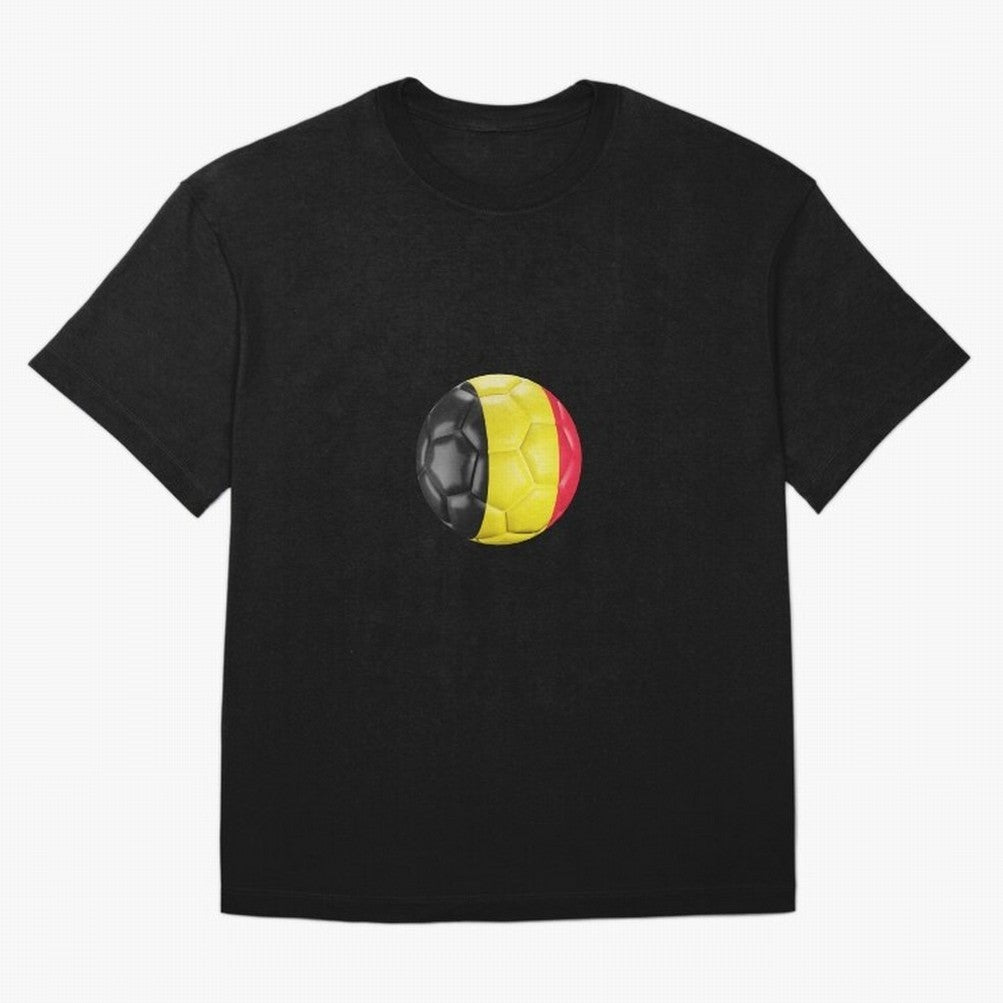 Belgium Football Oversized T-Shirt Relive the Noise and Pride of FIFA World Cup 2026 USA Canada Mexico Spirit, Driven by Argentina, France and Brazil, Neymar, Stadium Memories, Football Loyalty, International Chants and Championship Tradition;