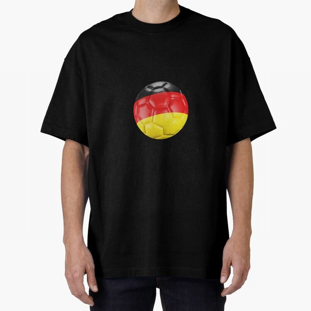 Germany Oversized T-Shirt Celebrate Every Goal in the FIFA World Cup 2026 Journey through Haaland and Mbappe Highlights, Portugal, Spain and Germany Pride, Tournament Hype, Historic Matchups, Family Viewing Parties and Global Sports Pride; Made for