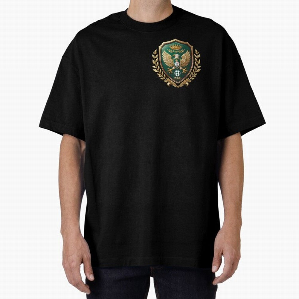 Mexico World Cup 2026 Oversized T-Shirt Relive Legendary Nights from Match Day Hype around FIFA World Cup 2026 Group Stage, Mbappe, Argentina, France and Brazil, Tournament Hype, Historic Matchups, Family Viewing Parties and Global Sports Pride;