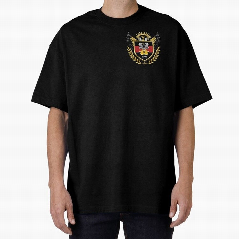 Germany World Cup 2026 Oversized T-Shirt Follow the Road to FIFA World Cup 2026 Group Stage Built around Haaland, Portugal Energy, Sports Nostalgia, International Competition, Famous Players and Unforgettable Victories; Perfect for Supporters Who