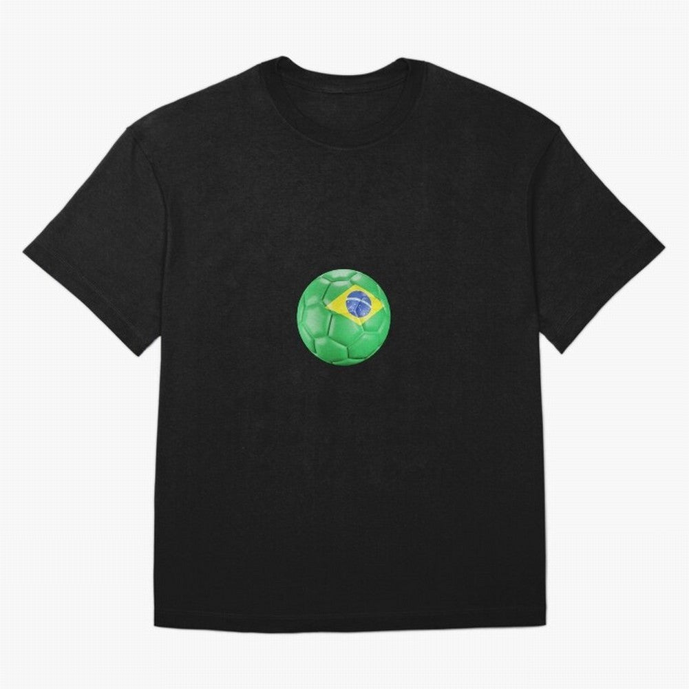 Brazil Oversized T-Shirt Stand Out with Spirit from the FIFA World Cup 2026 Journey through Neymar, Haaland and Cristiano Ronaldo Highlights, Argentina and Brazil Pride, Fan Favorite Moments, National Team Passion, Big Match Drama and Soccer