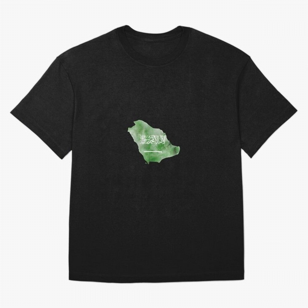 Saudi Arabia Oversized T-Shirt Show Up for the Glory of FIFA World Cup 2026 USA Canada Mexico Spirit, Inspired by Portugal, Haaland, Retro Football Energy, Iconic Rivalries, Trophy Chase Drama and Stadium Atmosphere; Perfect for Supporters Who Want