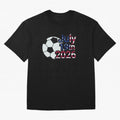 2026 USA Oversized T-Shirt Celebrate Football Heritage in FIFA World Cup 2026 USA Canada Mexico Spirit, Featuring France, Neymar, Supporter Pride, Iconic Celebrations, Legendary Names and Global Match Day Energy; Ideal for Football Dads, Football