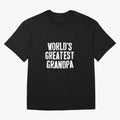 Mens World's Greatest Grandpa Shirt Papa Men Fathers Day Oversized T-Shirt Bring Match Day Fire to Global Football Passion for FIFA World Cup 2026 USA Canada Mexico, Built around CR7, England and Germany, Global Supporter Spirit, Legendary Goals,