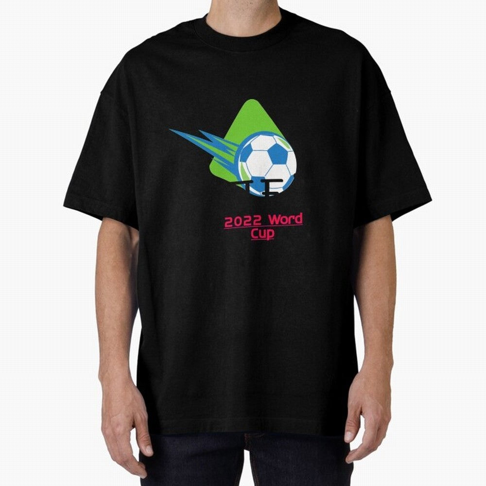 FIFA 2022 FOOTBALL WORLD CUP Upcoming World Cup design Oversized T-Shirt Remember Iconic Moments from FIFA World Cup 2026 Group Stage Spirit, Capturing Spain and Netherlands, Messi, Neymar and Mbappe, Retro Football Energy, Iconic Rivalries, Trophy