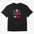United Kingdom 2026 Oversized T-Shirt Feel the Trophy Chase of the FIFA World Cup 2026 Journey through Haaland Highlights, Brazil Pride, Football Passion, Legendary Performances, Festival Vibes and Supporter Community; Ideal for Football Dads,