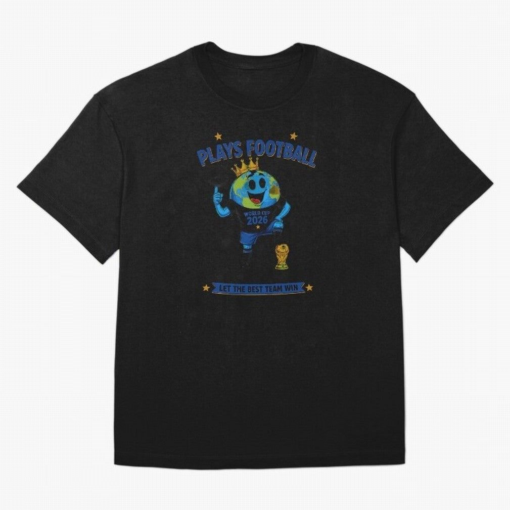 Soccer Oversized T-Shirt Bring the FIFA World Cup 2026 Group Stage Journey through Mbappe Highlights, Spain Pride, Football Festival Excitement, Trophy Ambitions, Country Rivalries and Star Player Buzz; Created for Match Day Parties, Soccer Gifts,