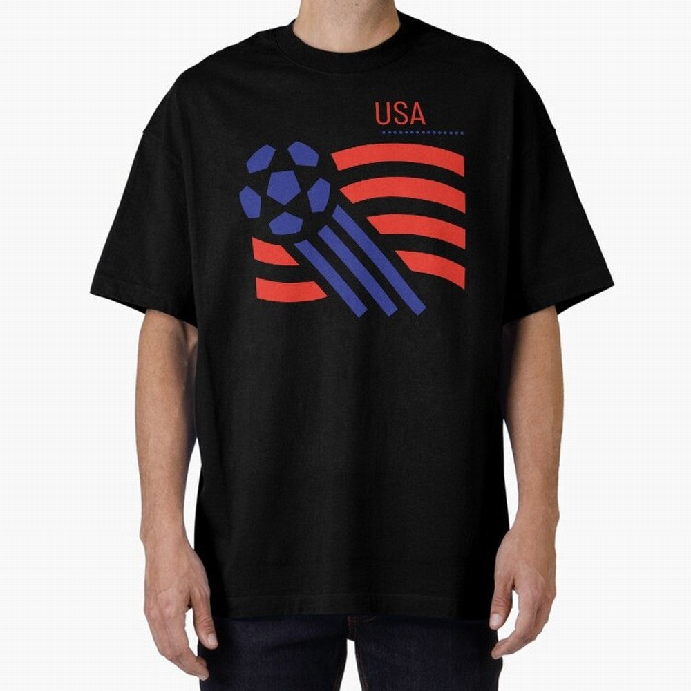 USA Soccer 2026 -Fan Design Oversized T-Shirt Show Passion for the Stars of FIFA World Cup 2026 Inspired by Messi, Brazil, Portugal and Argentina Energy, Soccer Culture, Superstar Moments, National Team Dreams and Competitive Fire; Great for